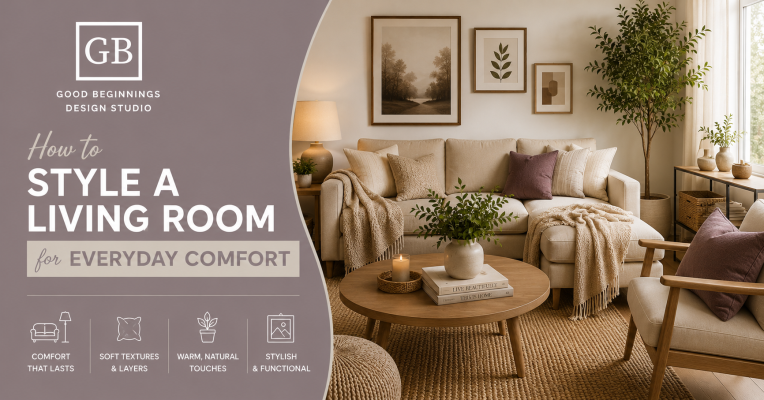 How to Style a Living Room for Everyday Comfort