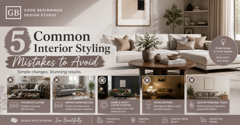 5 Common Interior Styling Mistakes to Avoid