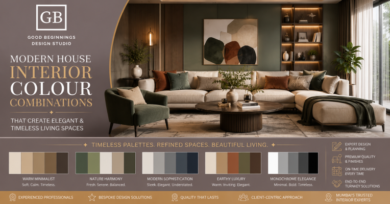 Modern House Interior Colour Combinations That Create Elegant and Timeless Living Spaces