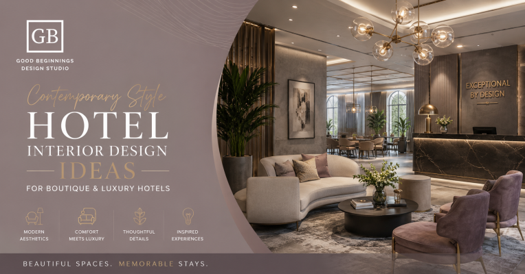 Contemporary Style Hotel Interior Design Ideas for Boutique and Luxury Hotels