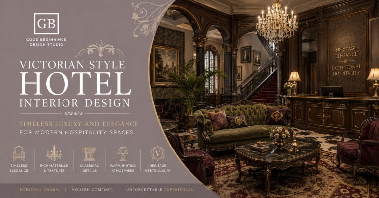 Victorian Style Hotel Interior Design: Timeless Luxury and Elegance for Modern Hospitality Spaces