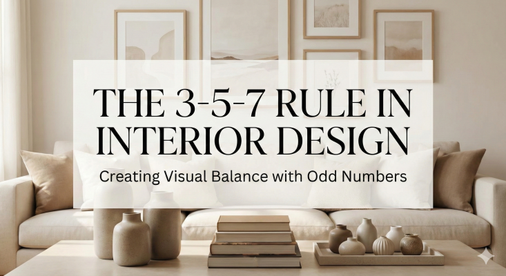 3-5-7 rule interior design, interior design rules, home styling principles, design balance rule, decor arrangement tips, interior styling basics, modern home décor tips, design composition rule, interior layout guidelines, visual harmony in interiors