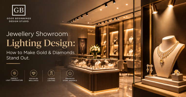 Jewellery Showroom Lighting Design: How to Make Gold & Diamonds Stand Out